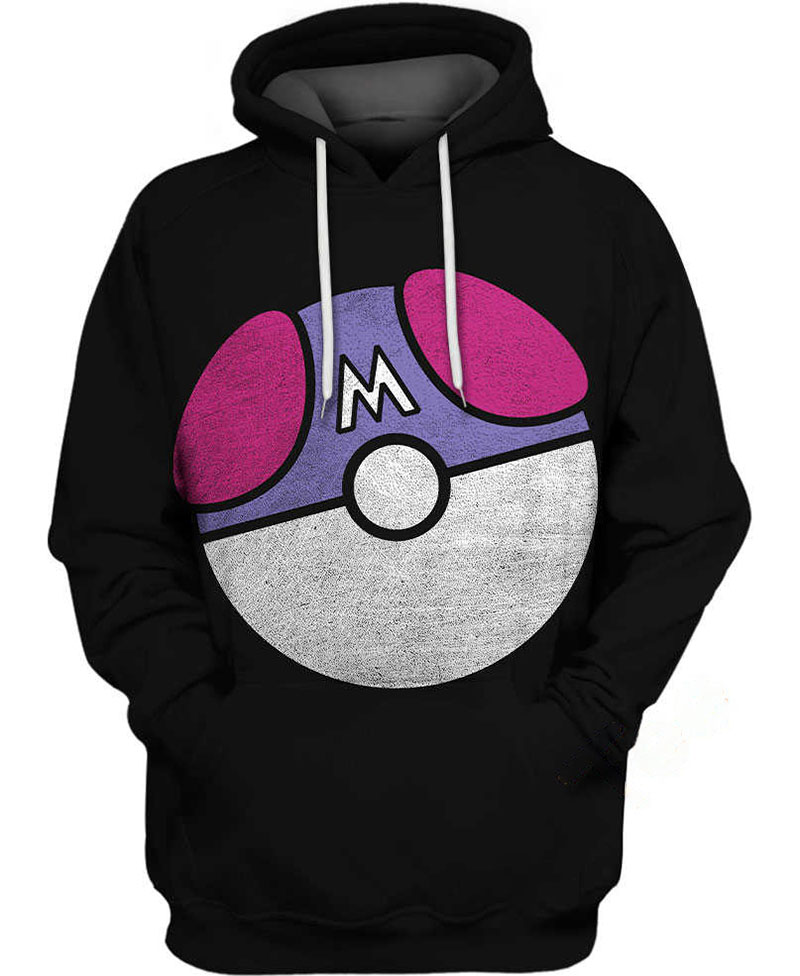 Master Pokeball Hoodie 3D 12 Master Pokeball Hoodie 3D