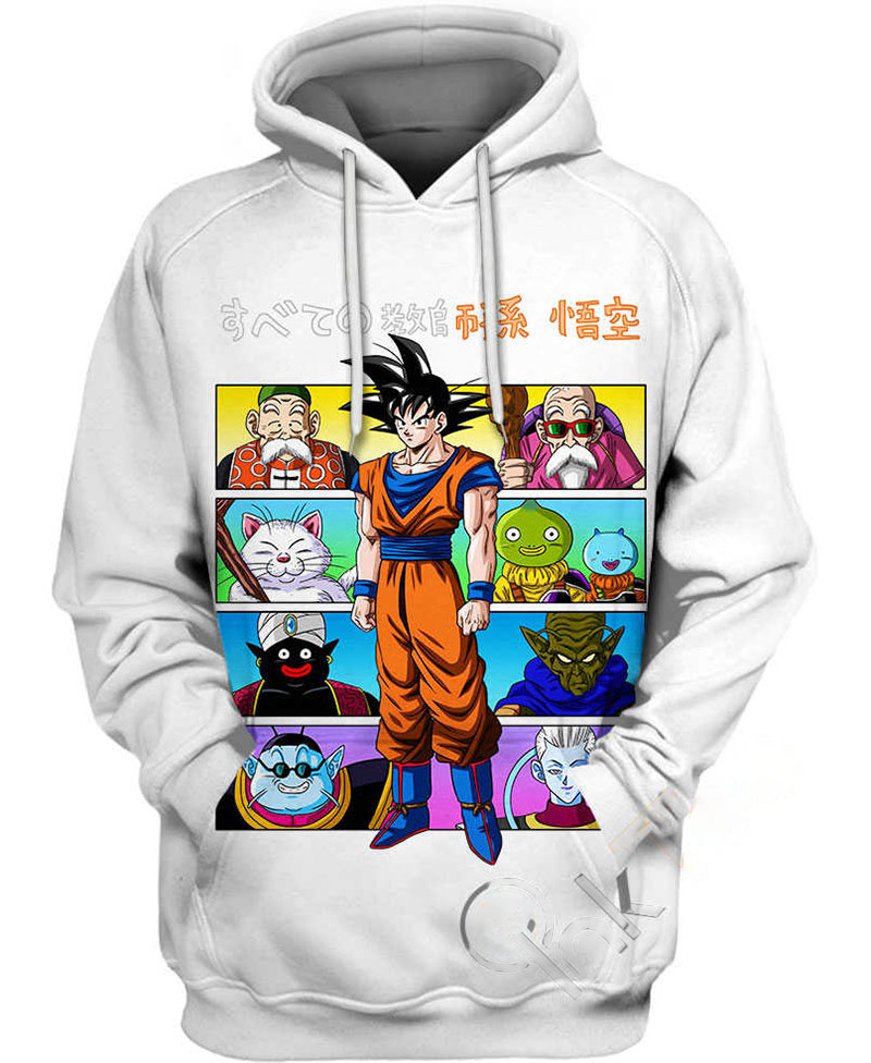 Masters Of Goku Hoodie 3D