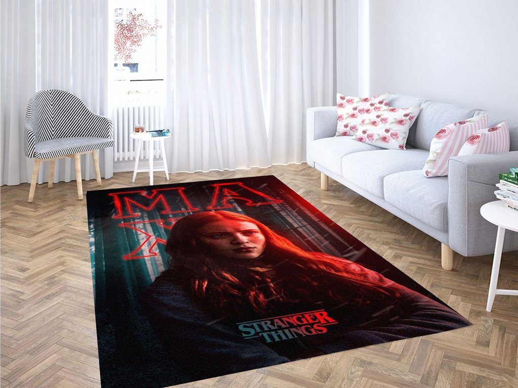 Max Stranger Things Living Room Modern Carpet Rug