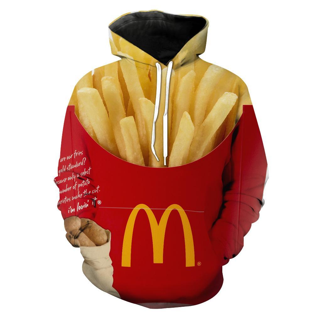 Mcdonalds French Fries Funny Hoodie 3D