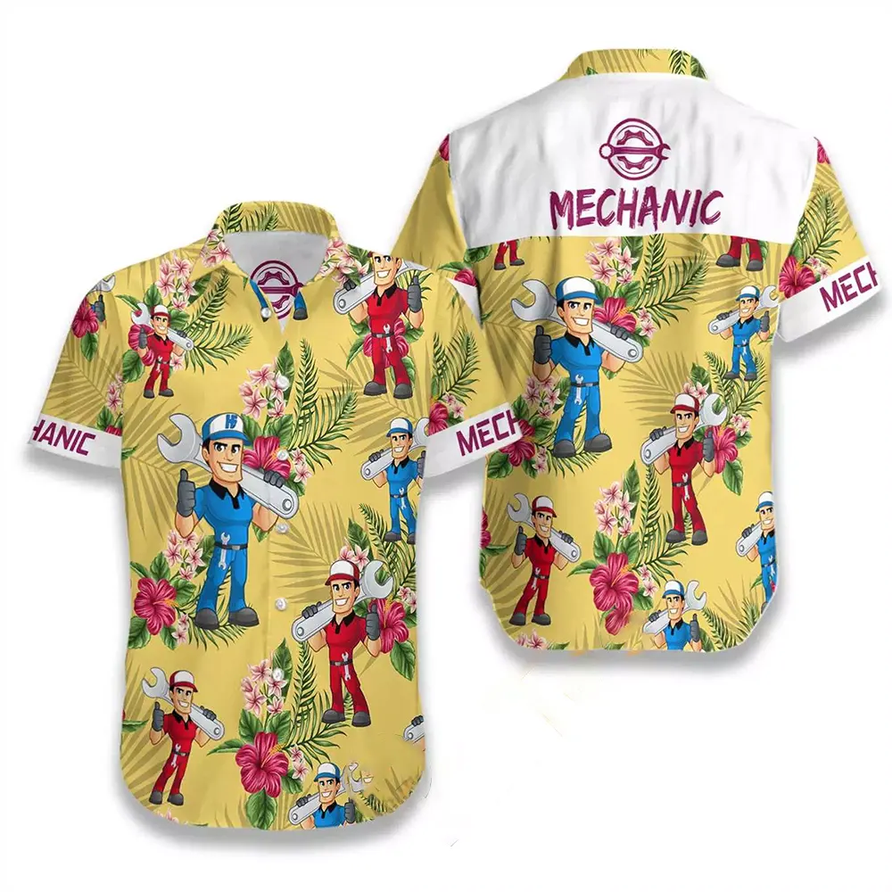 Mechanic Hawaiian shirts