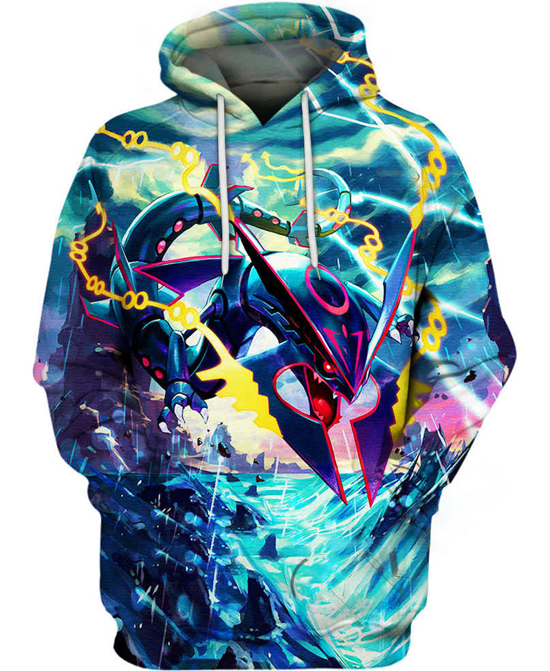 Mega Rayquaza Hoodie 3D