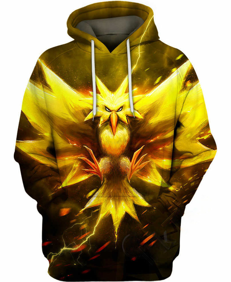 Mega Zapdos Hoodie 3D