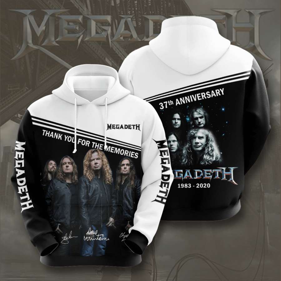 Megadeth Custom Hoodie 3D