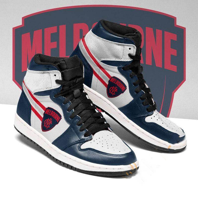 Melbourne Football Club Custom Sneaker Air Jordan Shoes 10 Melbourne Football Club Custom Sneaker Air Jordan Shoes