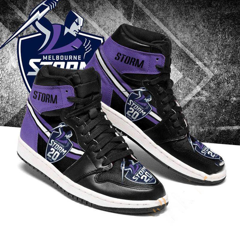 Melbourne Storm Custom Sneaker Air Jordan Shoes