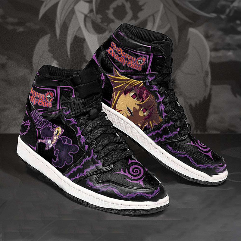 Meliodas Seven Deadly Sins Anime Personalized Custom Air Jordan Shoes
