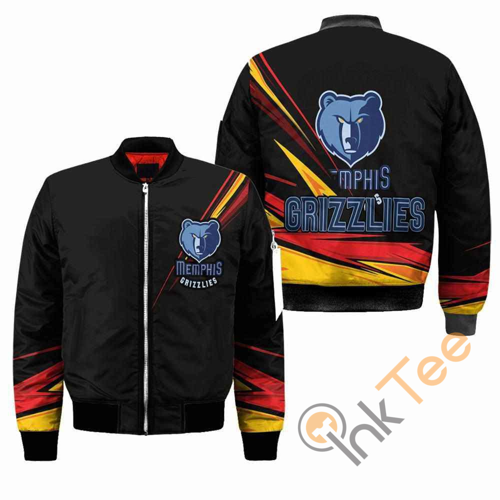 Memphis Grizzlies NBA Black Apparel Best Christmas Gift For Fans Bomber Jacket