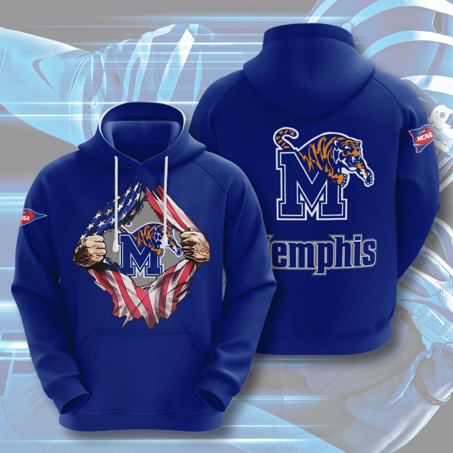 Memphis Tigers Custom Hoodie 3D 2 Memphis Tigers Custom Hoodie 3D