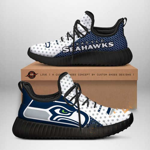 Mens Seattle Seahawks Football Customize Yeezy Boost 1 Mens Seattle Seahawks Football Customize Yeezy Boost