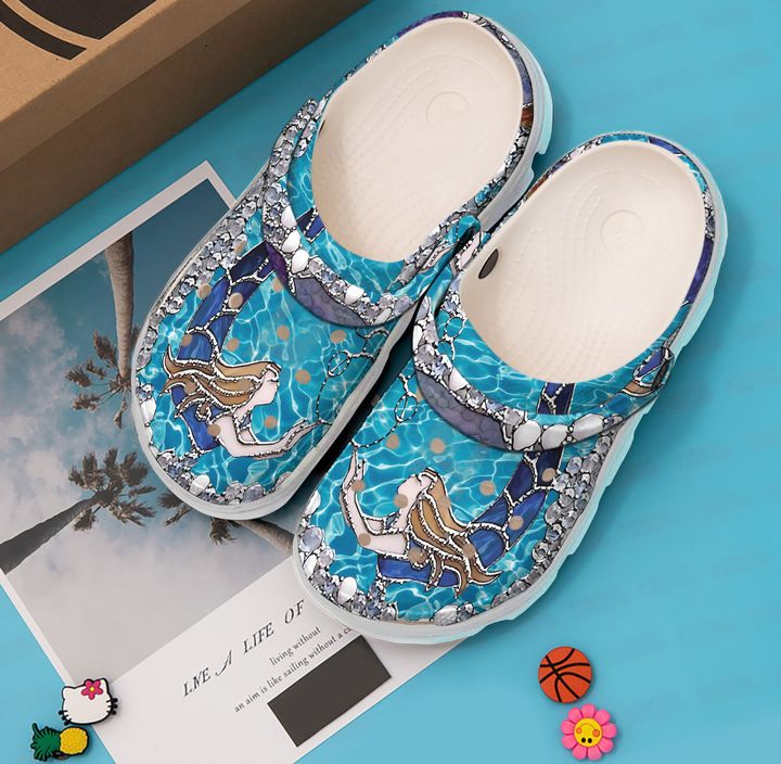 Mermaid Be A Crocs Clog Shoes