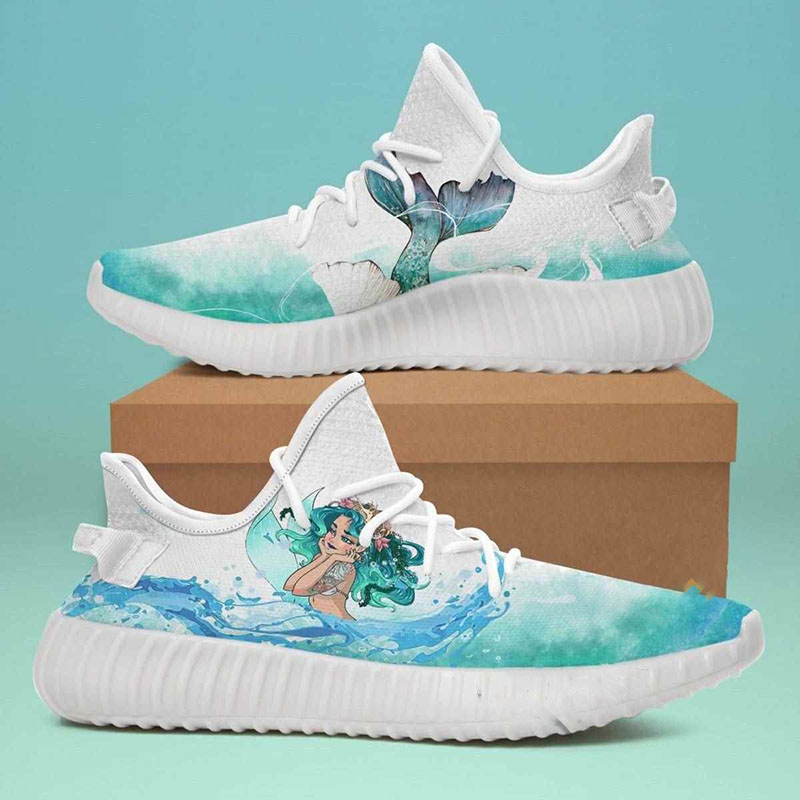 Mermaid Custom Yeezy Boost