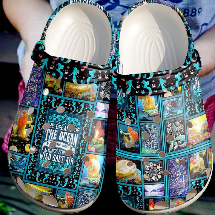 Mermaid Lover Crocs Clog Shoes