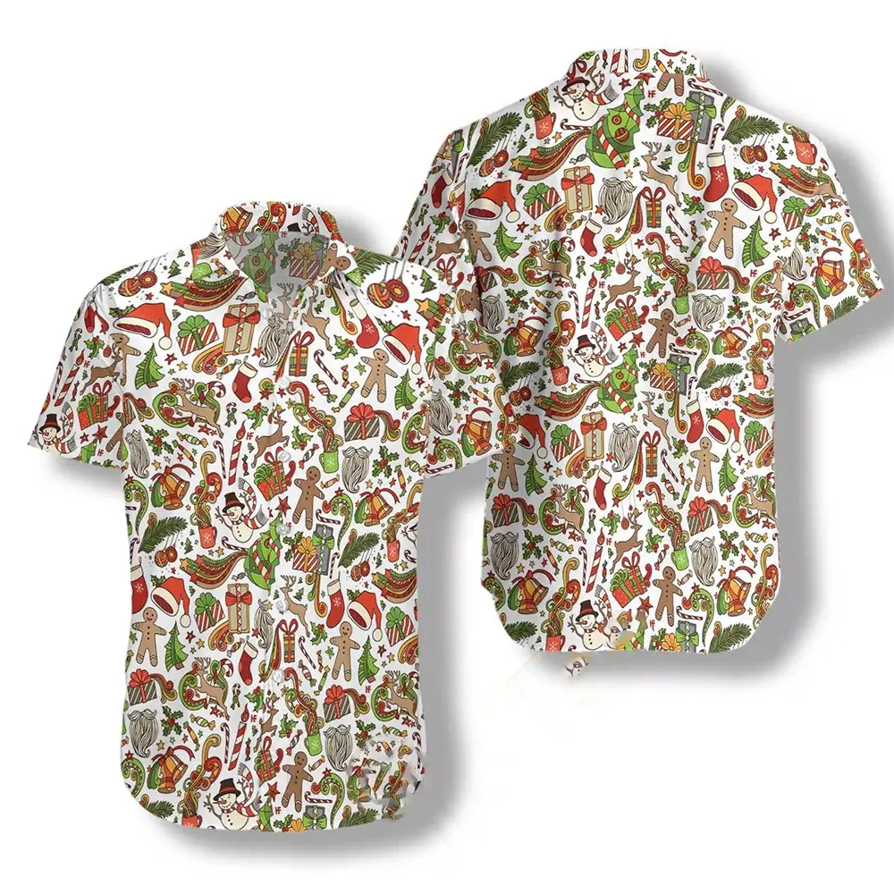 Merry Christmas Pattern Hawaiian shirts