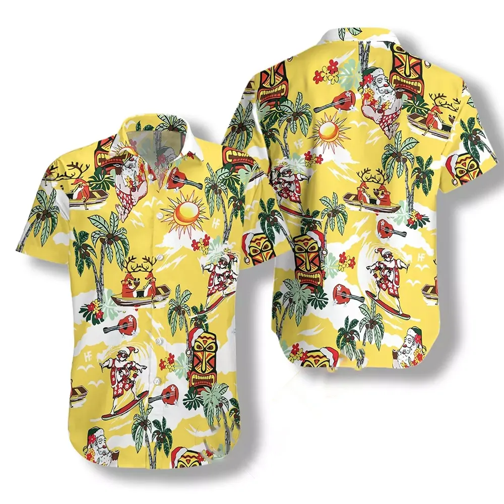 Merry Christmas Santa Claus Hawaiian shirts 6 Merry Christmas Santa Claus Hawaiian shirts