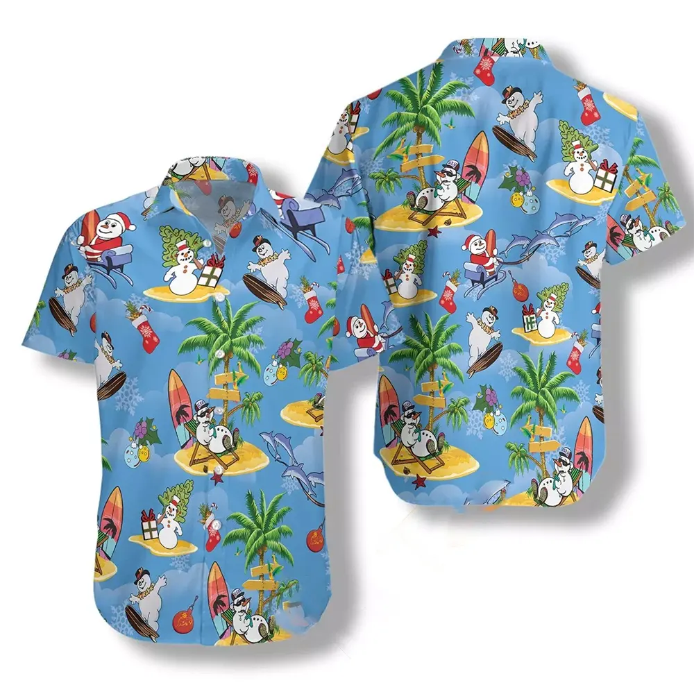 Merry Christmas Santa Claus Hawaiian shirts