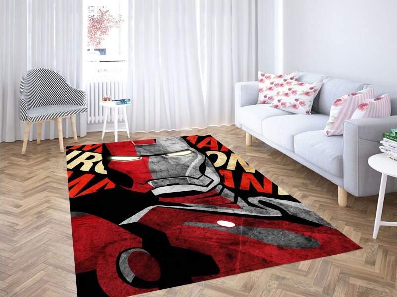 Metal Iron Man Carpet Rug 1 Metal Iron Man Carpet Rug