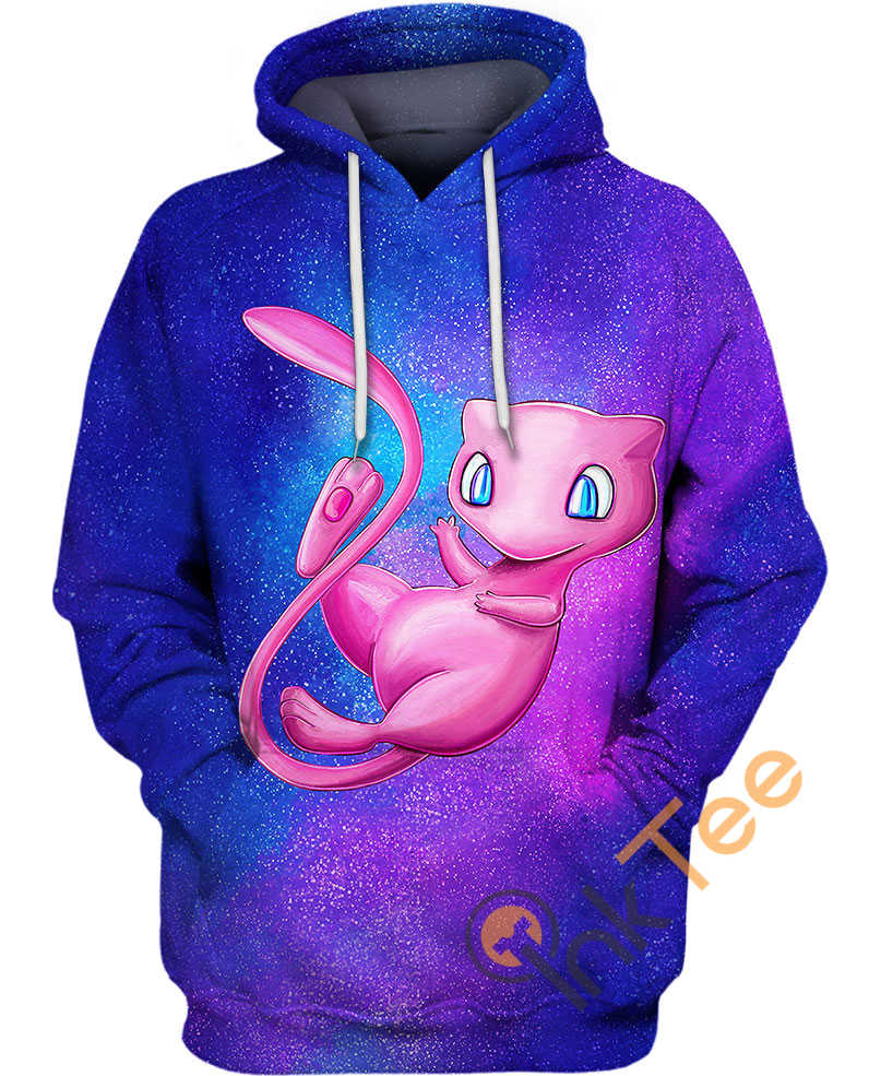 Mew Galaxy Pokemon Hoodie 3D 4 Mew Galaxy Pokemon Hoodie 3D