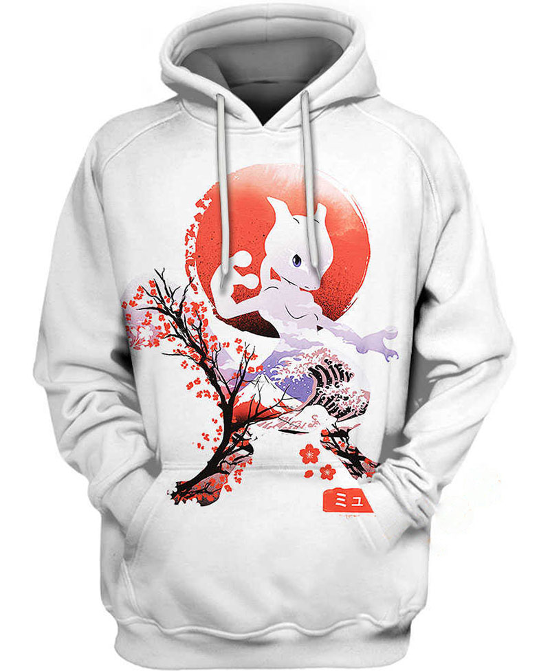 Mewtwo Psychic Ninja Hoodie 3D 6 Mewtwo Psychic Ninja Hoodie 3D