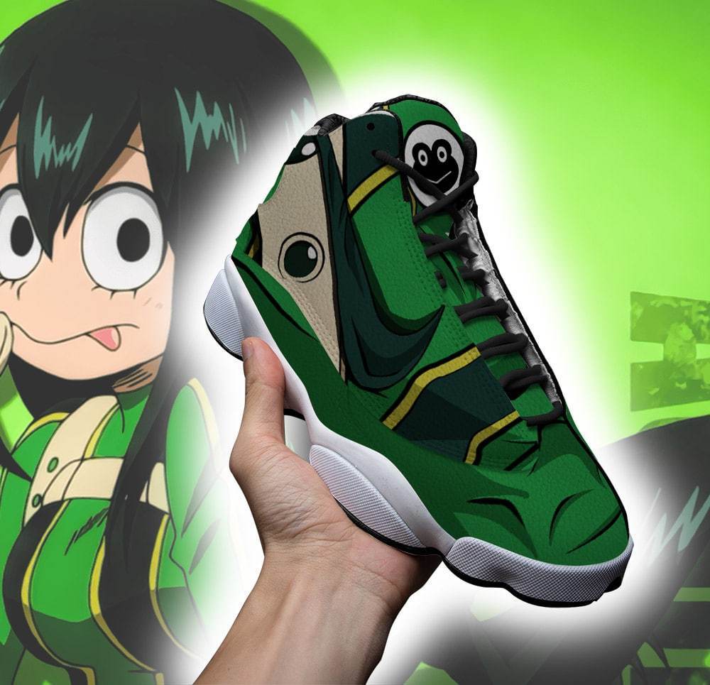 Mha Froppy My Hero Academia Anime Air Jordan Shoes