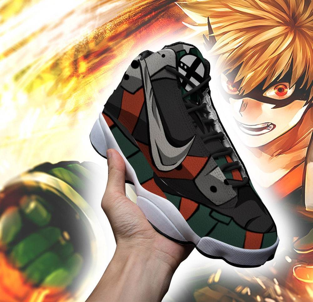 Mha Kacchan My Hero Academia Anime Air Jordan Shoes 1 Mha Kacchan My Hero Academia Anime Air Jordan Shoes