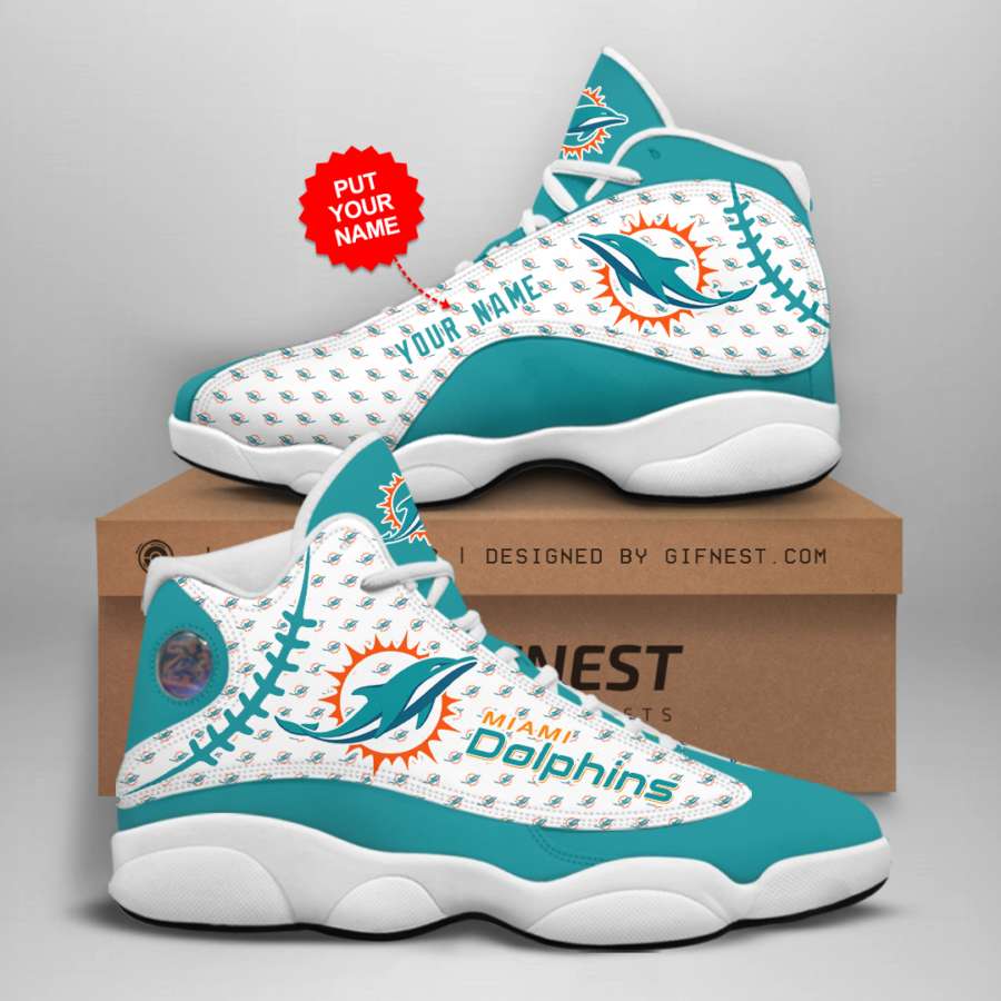 Miami Dolphins Custom Air Jordan Shoes