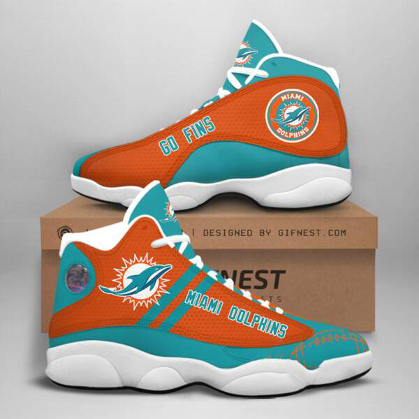 Miami Dolphins Custom Air Jordan Shoes