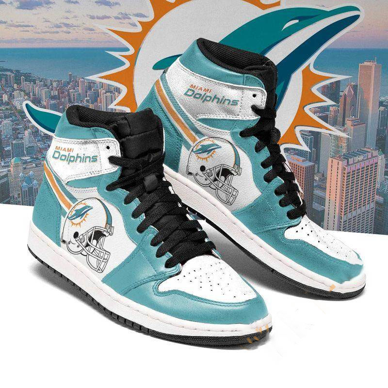 Miami Dolphins Custom Sneaker Air Jordan Shoes 5 Miami Dolphins Custom Sneaker Air Jordan Shoes
