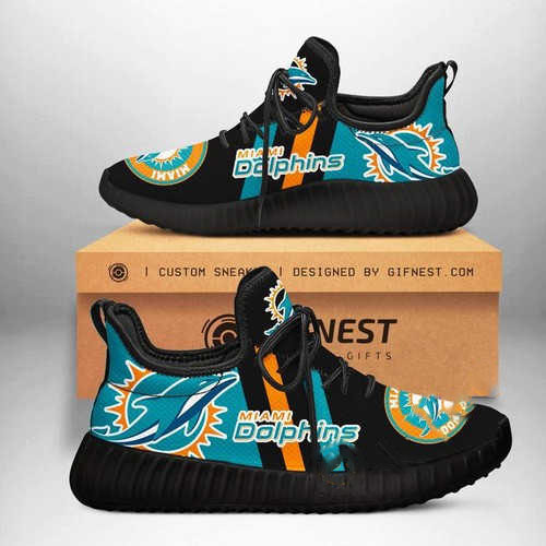 Miami Dolphins Customize Yeezy Boost 1 Miami Dolphins Customize Yeezy Boost