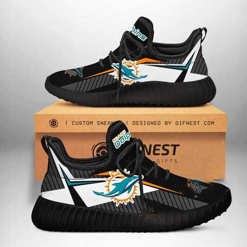 Miami Dolphins Football Customize Yeezy Boost 2 Miami Dolphins Football Customize Yeezy Boost
