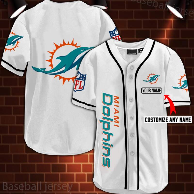 Miami Dolphins Nfl 3d Digital Printed Personalized Logo Baseball Jersey 11 Miami Dolphins Nfl 3d Digital Printed Personalized Logo Baseball Jersey