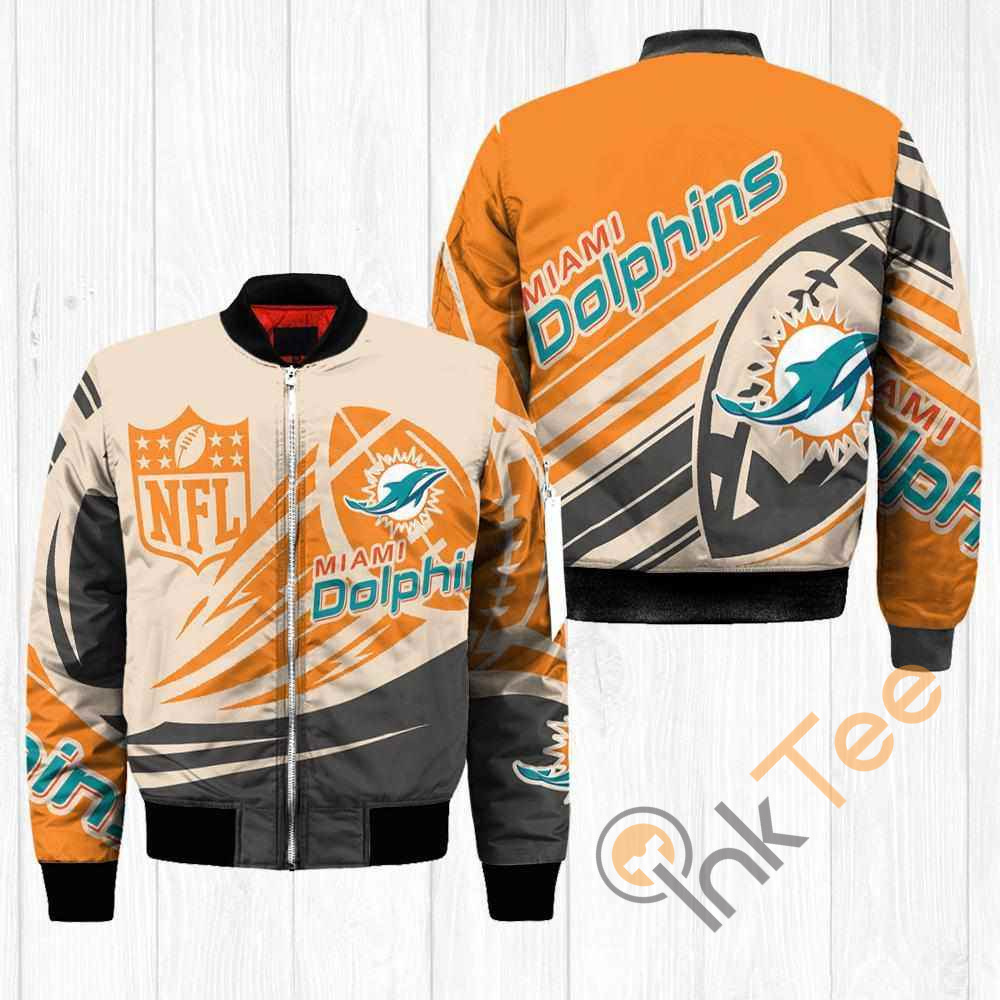 Miami Dolphins NFL Balls Apparel Best Christmas Gift For Fans Bomber Jacket 2 Miami Dolphins NFL Balls Apparel Best Christmas Gift For Fans Bomber Jacket