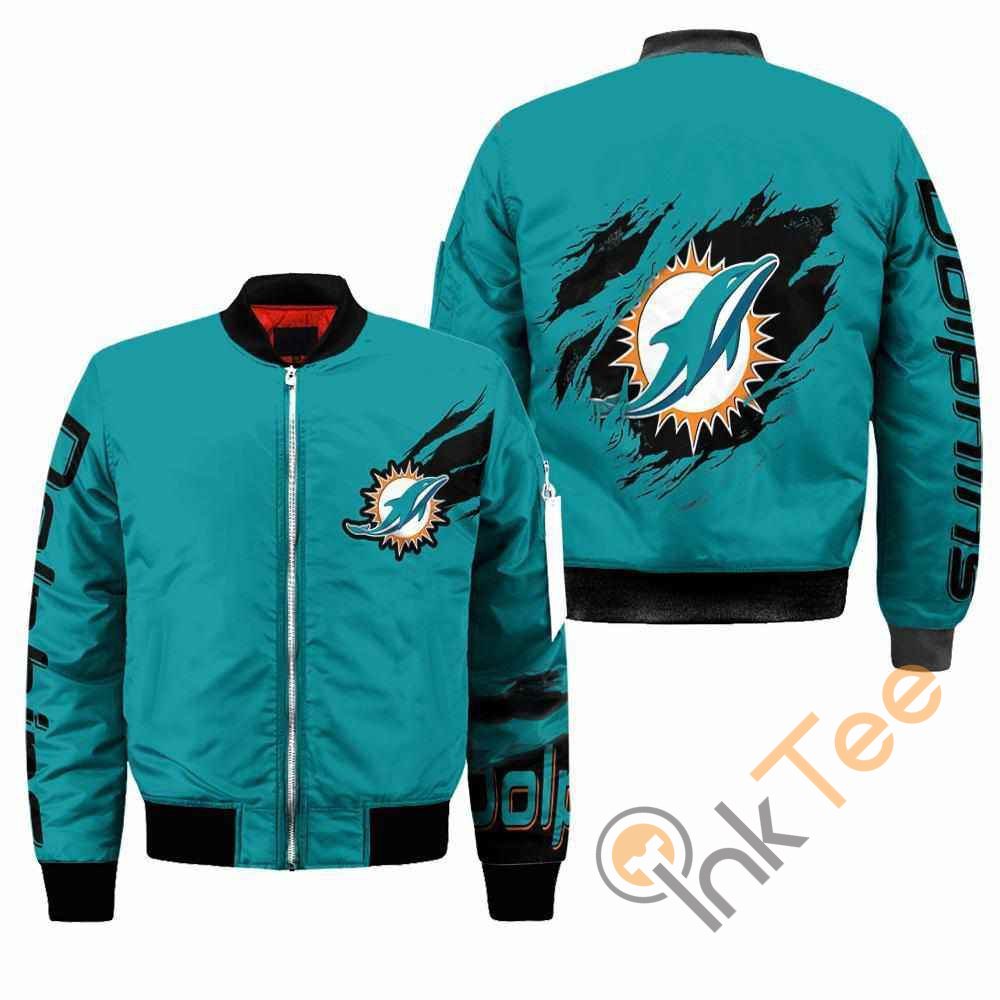Miami Dolphins NFL Apparel Best Christmas Gift For Fans Bomber Jacket