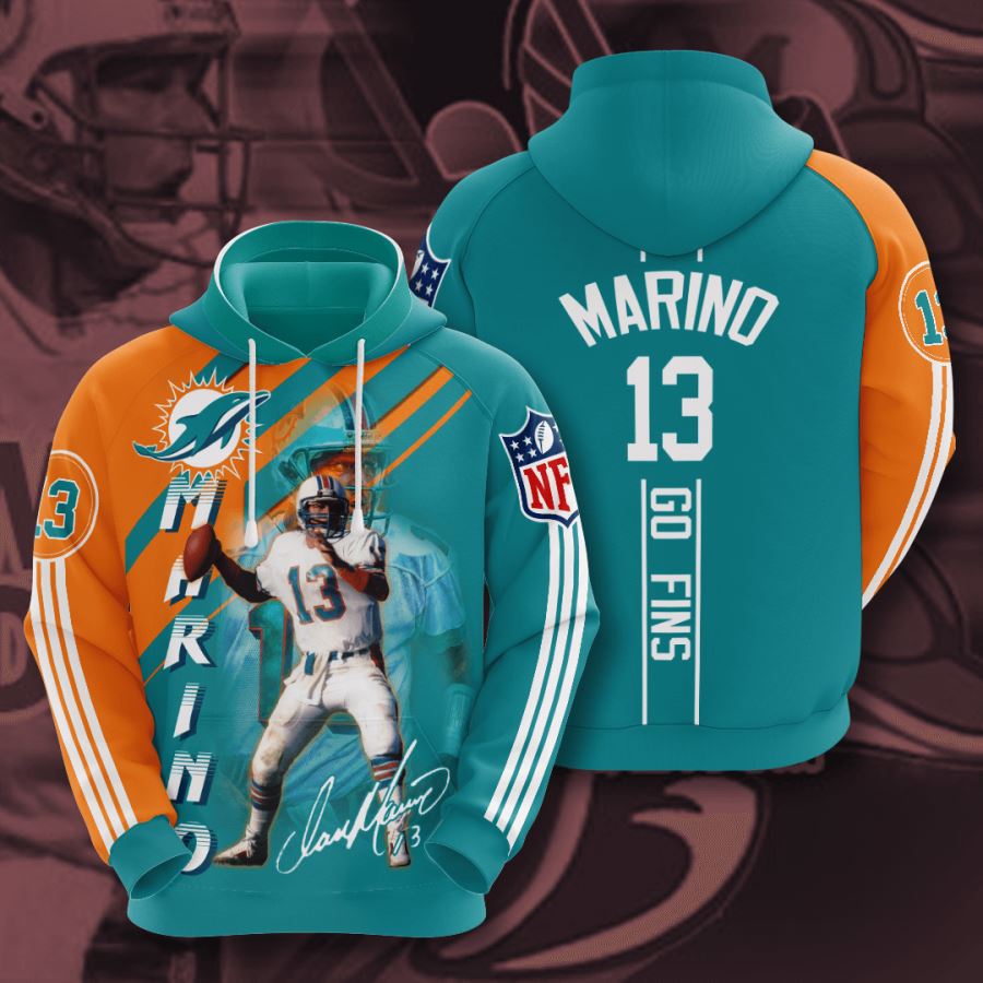 Miami Dolphins Custom Hoodie 3D 10 Miami Dolphins Custom Hoodie 3D