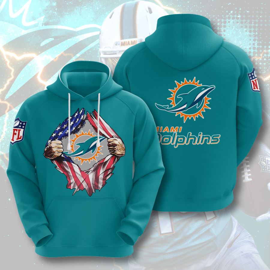 Miami Dolphins Custom Hoodie 3D 5 Miami Dolphins Custom Hoodie 3D