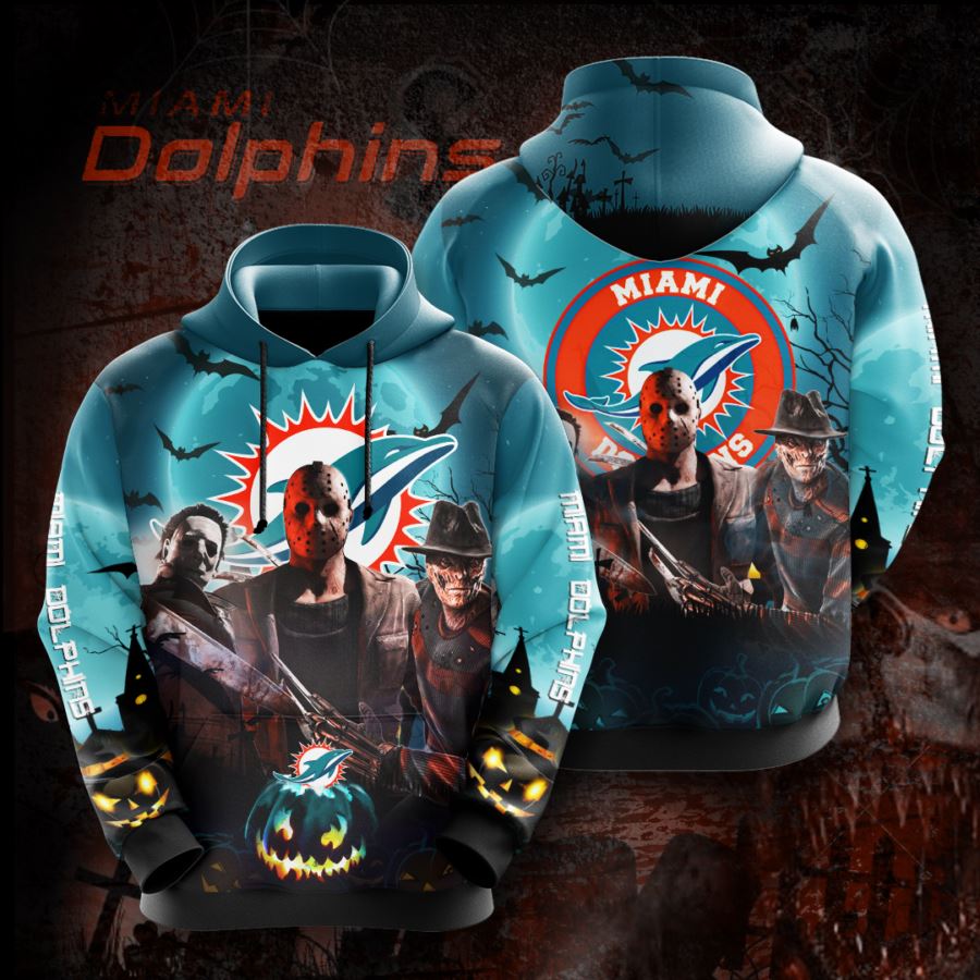 Miami Dolphins Custom Hoodie 3D