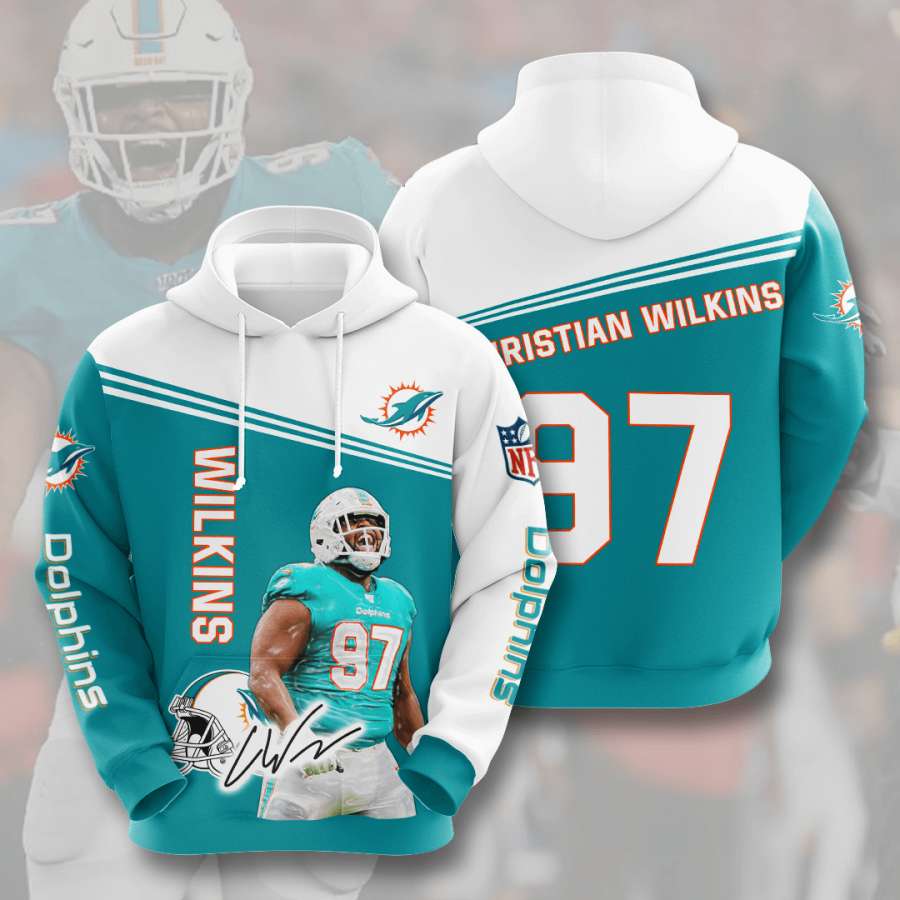 Miami Dolphins Custom Hoodie 3D