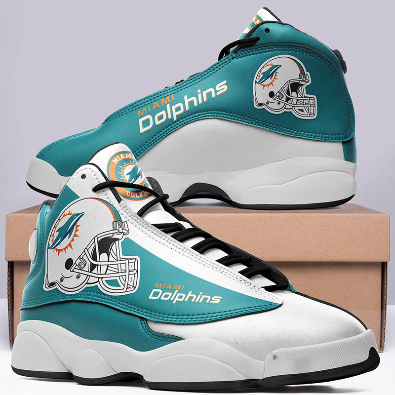 Miami Dolphins Team Logo Air Jordan Shoes 2 Miami Dolphins Team Logo Air Jordan Shoes