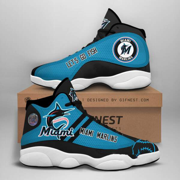 Miami Marlins Custom Air Jordan Shoes