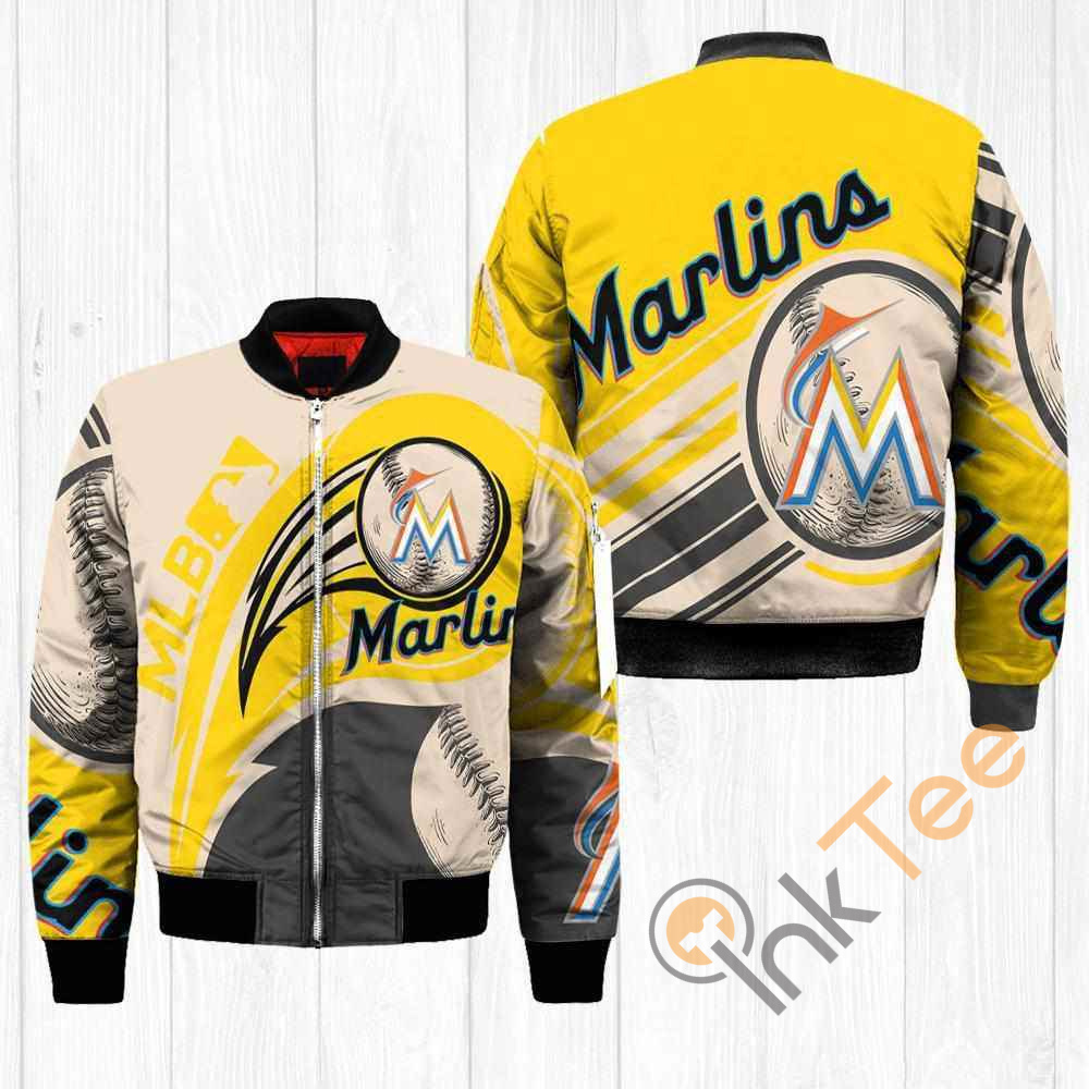 Miami Marlins MLB Balls Apparel Best Christmas Gift For Fans Bomber Jacket