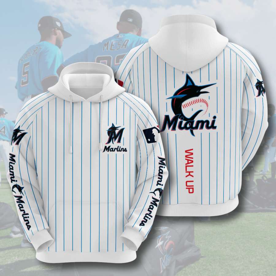 Miami Marlins Custom Hoodie 3D 6 Miami Marlins Custom Hoodie 3D