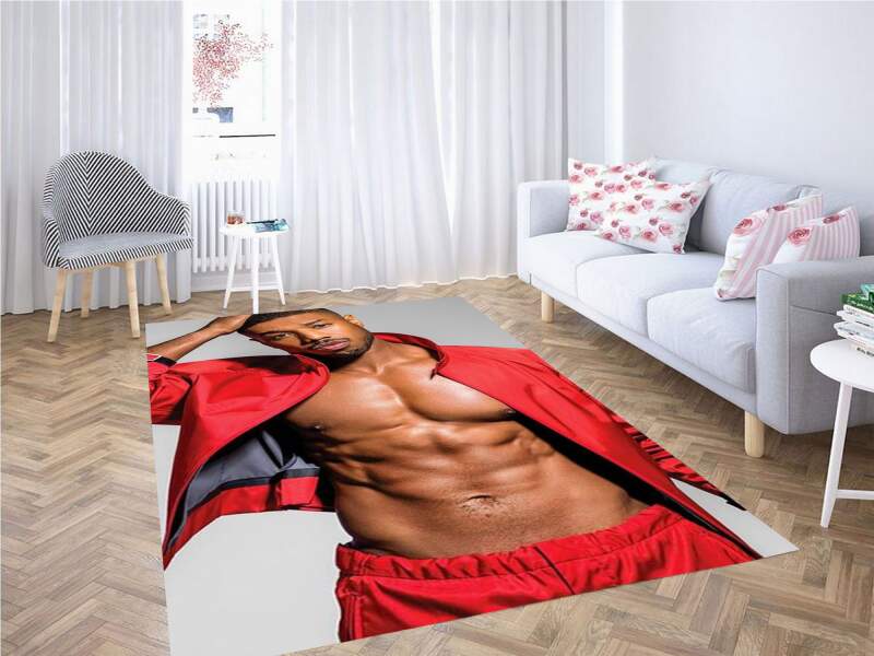 Michael B Jordan Carpet Rug