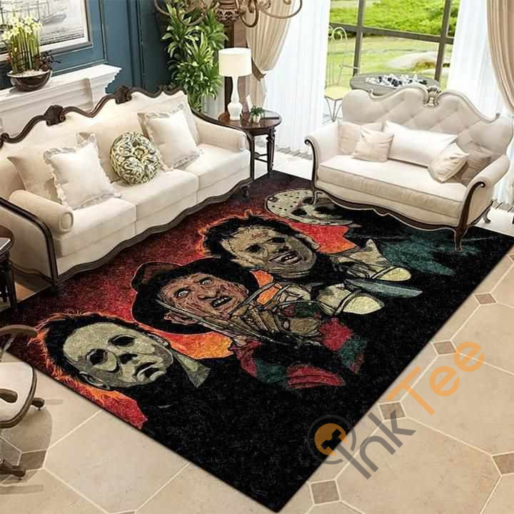 Michael Myers Freddy Krueger Leatherface Jason Voorhees Horror Movie Characters Area Rug 3 Michael Myers Freddy Krueger Leatherface Jason Voorhees Horror Movie Characters Area Rug