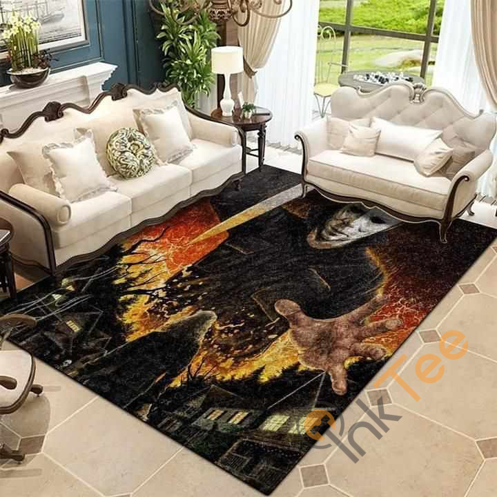 Michael Myers Halloween Series Area Rug 2 Michael Myers Halloween Series Area Rug