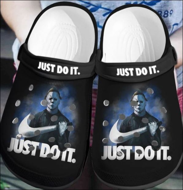 Michael Myers Just Do It Crocs Clog Shoes 1 Michael Myers Just Do It Crocs Clog Shoes