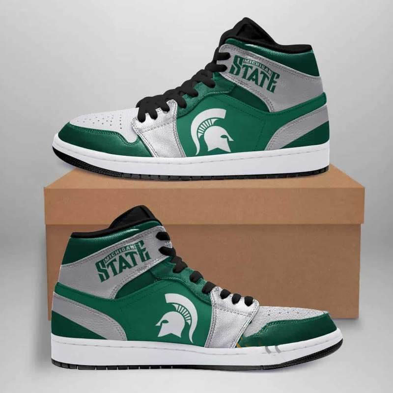Michigan State Custom Air Jordan Shoes