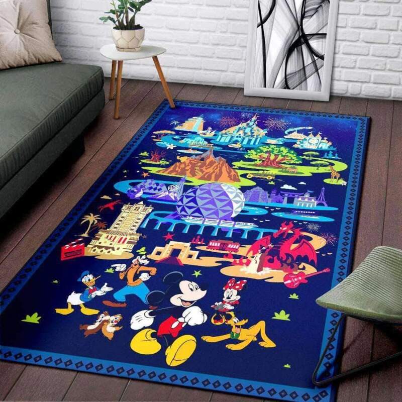 Mickey Disney Mouse Friends Decorative Floor Rug 13 Mickey Disney Mouse Friends Decorative Floor Rug