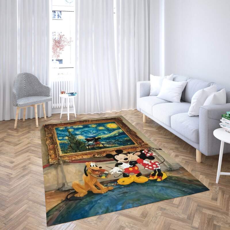 Mickey Minnie Disney Mouse Decorative Floor Rug 5 Mickey Minnie Disney Mouse Decorative Floor Rug