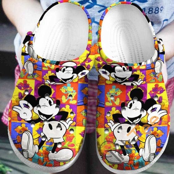 Mickey Mouse Crocband Crocs Clog Shoes 4 Mickey Mouse Crocband Crocs Clog Shoes