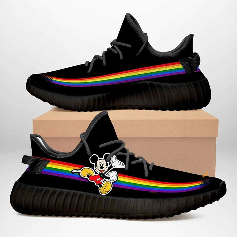 Mickey Rainbow Yeezy Boost
